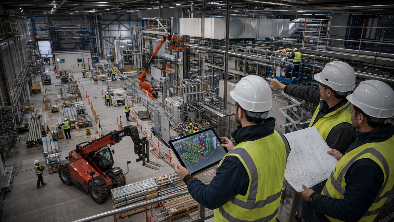 Coordination multidisciplinaire HBS sur un projet industriel en phase chantier