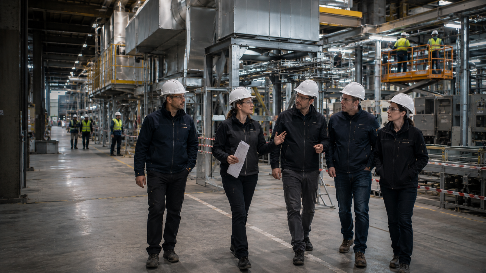Équipe HBS coordonnant un périmètre CAPEX industriel en phase d’exécution