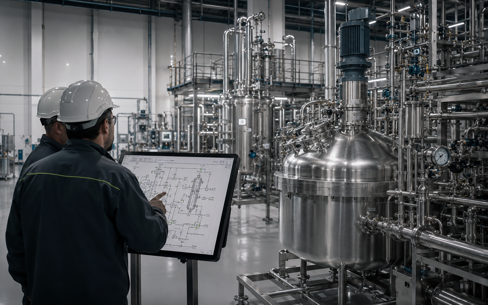 Ingénierie procédés et équipements industriels avec P&ID