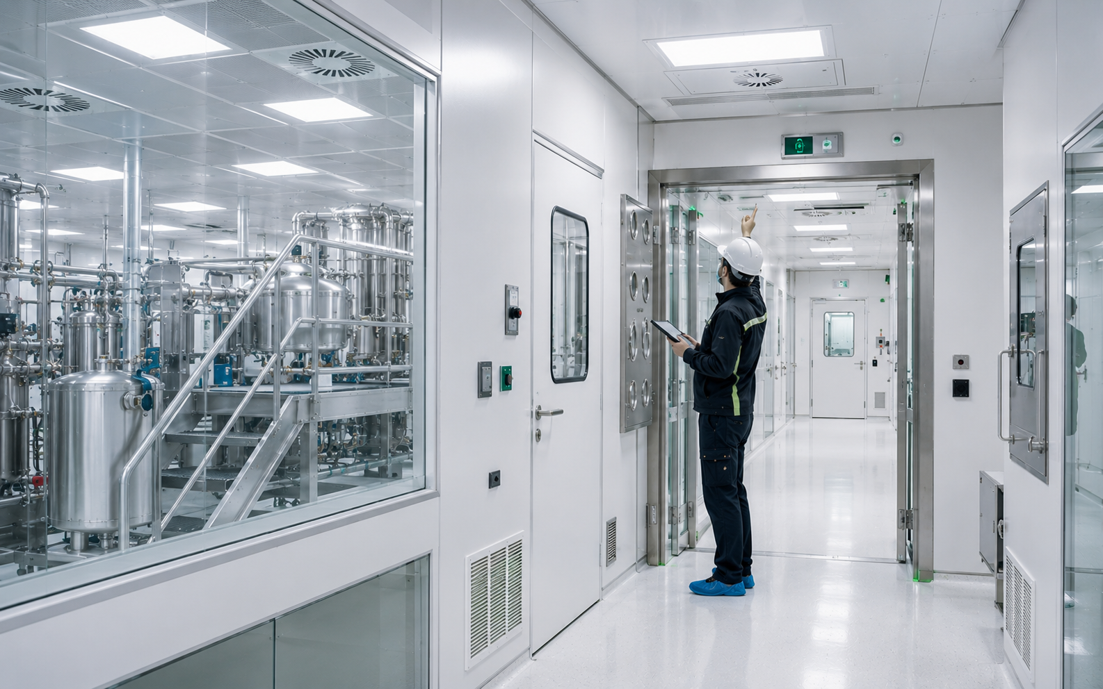 Salles propres et parachèvement technique