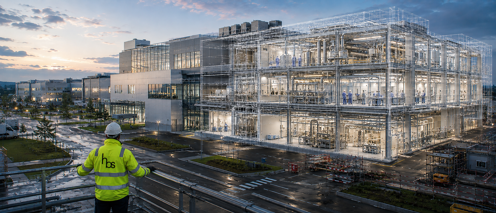 Projet industriel HBS associant ingénierie, BIM et présence terrain